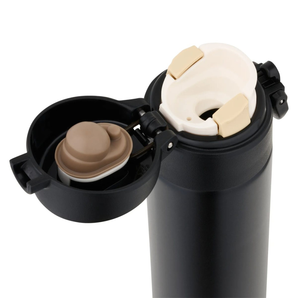 THERMOS Travel Pro 0,4 l – termopuodelis, spalva: matinė juoda, gaminio vaizdas (1)