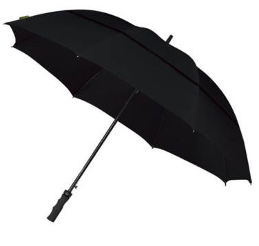 FALCONE GP-99 aplinkai draugiškas skėtis, juodas, Ø 120 cm, gaminio vaizdas (3)