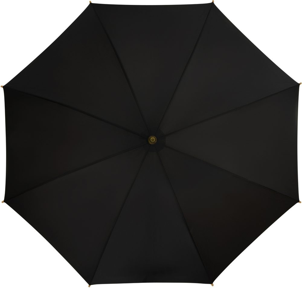 FALCONE LR-99 aplinkai draugiškas skėtis, juodas, Ø 102 cm, gaminio vaizdas (1)