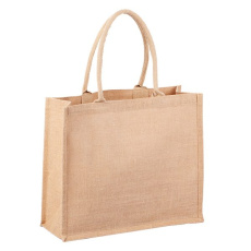 Natūralus pirkinių krepšys „Shopper“, smėlio spalvos