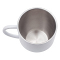 350 ml „Day“ plieninis puodelis, baltas