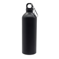 800 ml Caminos plieninis vandens butelis, juodas