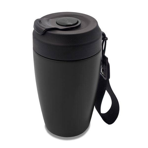 380 ml „Viko“ termo puodelis, juodas, gaminio vaizdas (1)