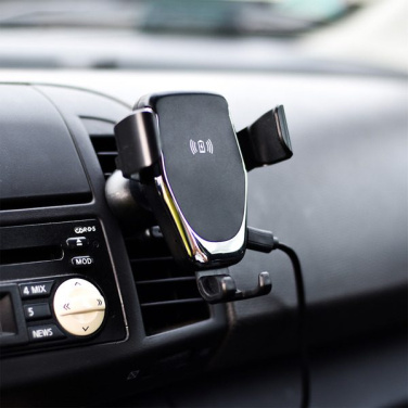 „Incharge“ belaidis automobilinis įkroviklis, juodas, gaminio vaizdas (4)