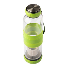 550 ml „Sulmona“ stiklinis butelis su arbatos užpilu, žalias