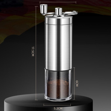 Aroma kavos malūnėlis, sidabrinis, gaminio vaizdas (3)