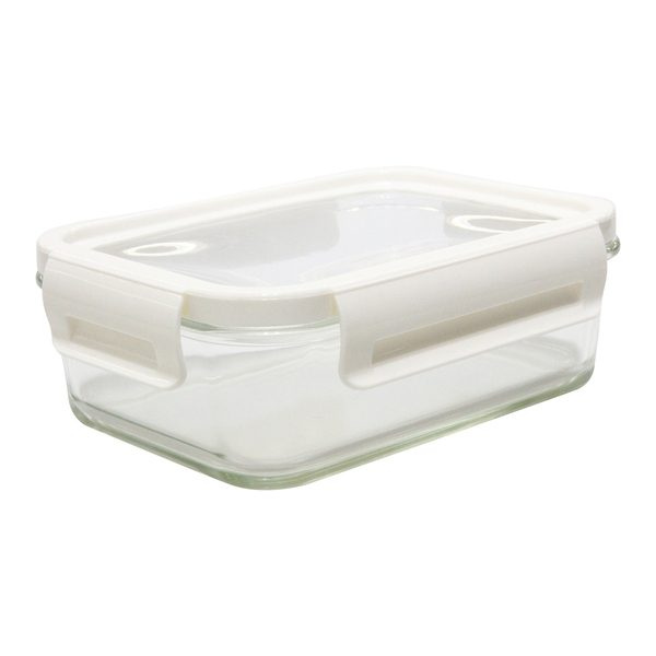 900 ml „Delect“ pietų dėžutė, balta/bespalvė, gaminio vaizdas (1)
