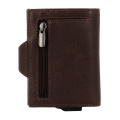 Valenta MagSafe Luxe Wallet – kortelių dėklas, šokolado ruda