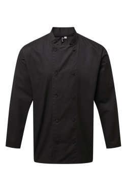 VIRĖJO ILGŲ RANKOVIŲ „COOLCHECKER®“ STRIUKĖ SU TINKLINIU NUGAROS DALIS, black, 3XL, gaminio vaizdas, juoda (2)
