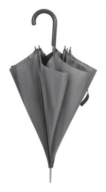 Pilkas skėtis – pilka PVC rankena, d=106cm, gaminio vaizdas (2)