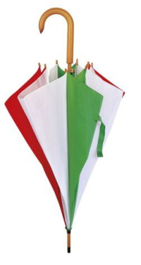 Skėtis su itališka vėliava, medinė rankena, gaminio vaizdas (2)