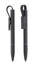 Tušinukas USB juodas guminis korpusas