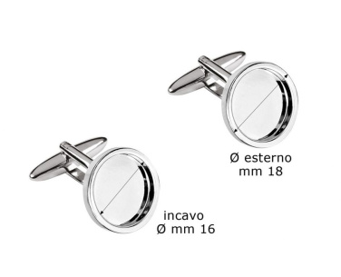 Apvalios sąsagos, įgilintos 16 mm, gaminio vaizdas (3)