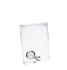 Vertikalus stiklinis laikrodis 130 × 170 × 10 mm