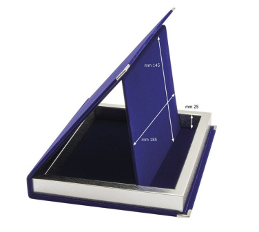Astuccio portat.velluto blu argento23 × 19, gaminio vaizdas (2)