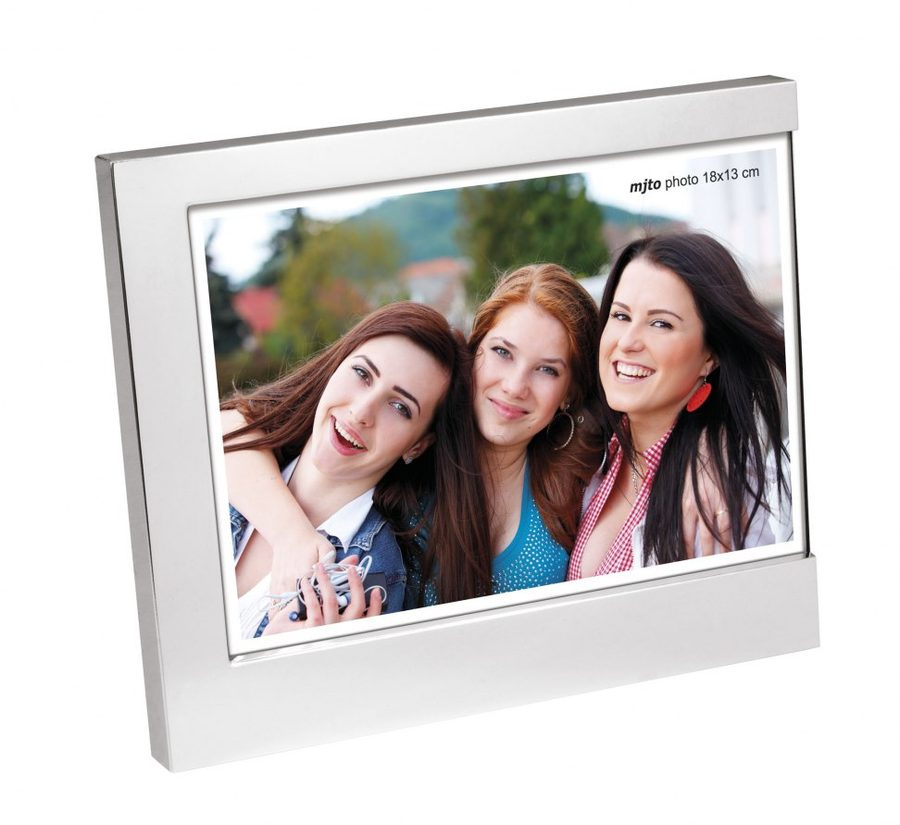 Nuotraukų rėmelis metalinis blizgus cm 18 × 13, gaminio vaizdas (1)