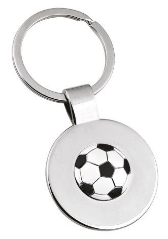 Portachiavi decoro futbolas bianco nero, gaminio vaizdas (1)