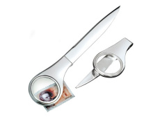 Laiškų atidarytuvas su didinamuoju stiklu - ilgis 173 mm