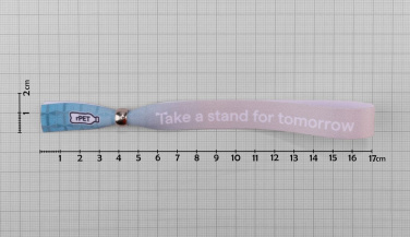 rPET sublimacijos renginių apyrankė su metaliniu karoliuku (15.3.1), gaminio vaizdas (3)