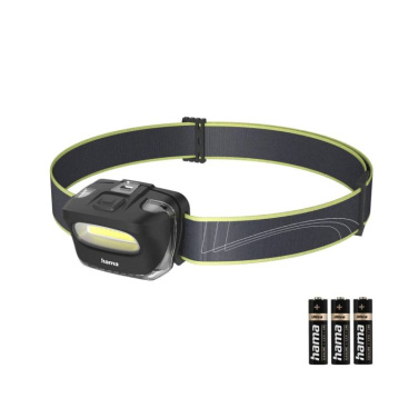 Hama „HL110“ LED žibintuvėlis ant galvos, baterijos, COB, žibintuvėlis ant galvos – Hama (4)