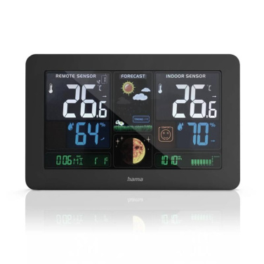 Hama „Premium“ meteorologinė stotelė su spalvotu LED ekranu – Hama (3)