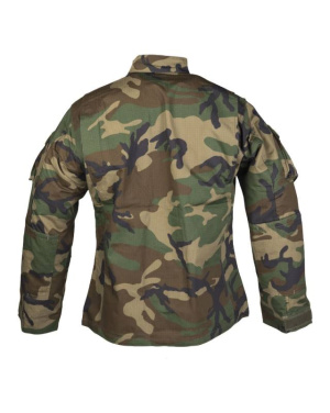JAV lauko striukė Acu Ripstop Woodland – Mil-Tec (2)