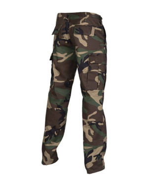 JAV „Ranger“ kelnės, BDU tipo, tiesaus kirpimo, „Woodland“ – Mil-Tec (2)