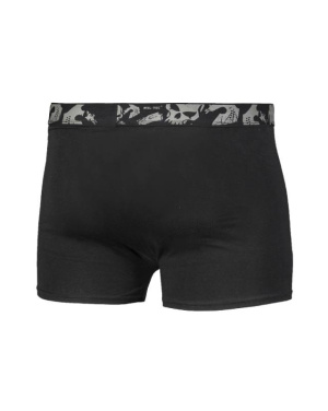 Bokseršortai „kaukolės“ raštu (2 vnt. pakuotėje) juodi – Mil-Tec (2)