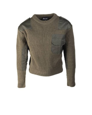 Com.pullover Kids alyvuogių žalios spalvos