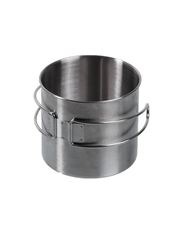 Nerūdijančio plieno gertuvė, 600 ml (vielos rankenos) – Mil-Tec (1)