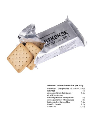 BW kietas sausainis (šarvuotos plokštelės) 125gr. – Mil-Tec (2)
