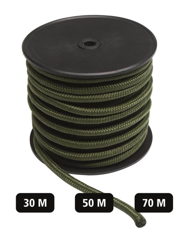 Commando virvė alyvuogių žalia 5 mm (70 m ritinėlis) – Mil-Tec