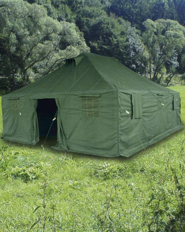 Armijos palapinė Pe 6 × 5 M alyvuogių žalia – Mil-Tec