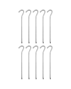 Nauji aliuminio palapinės kuoliukai (10 vnt.) 18 cm – Mil-Tec (2)