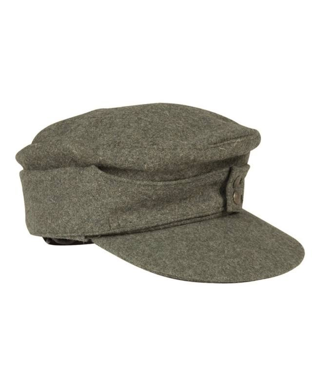 Vermachto lauko kepurė M43, pilka (reprodukcija) - Mil-Tec