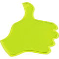 RFX™ S-12 PVC atšvaito lipdukas – nykštys, neoninė geltona