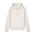 Stanley/Stella Cruiser 2.0 unisex džemperis su gobtuvu, 350 g/m², pieno balta (Eco-Heather)