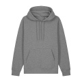 Stanley/Stella Cruiser 2.0 unisex džemperis su gobtuvu, 350 g/m², pilka (Mid Heather Grey)