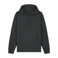 Stanley/Stella Cruiser 2.0 unisex džemperis su gobtuvu, 350 g/m², tamsiai pilka (Dark Heather Grey)