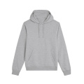 Stanley/Stella Archer unisex džemperis su gobtuvu, 300 g/m², pilka melanžinė