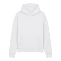 Stanley/Stella Chaser unisex džemperis su gobtuvu, 280 g/m², balta
