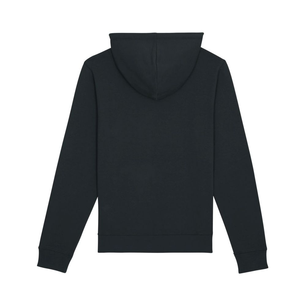 Stanley/Stella Drummer unisex džemperis su gobtuvu, 280 g/m² – juoda, XS