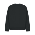 Stanley/Stella Knoxer unisex džemperis su apvalia iškirpte, 400 g/m², juoda