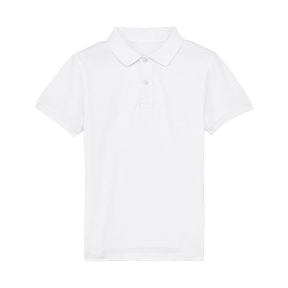Stanley/Stella Mini Sprinter polo marškinėliai vaikams, 220 g/m² – balta, 3-4 (1)