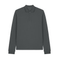 Stanley/Stella Prepster 2.0 Long Sleeve unisex polo marškinėliai ilgomis rankovėmis, 240 g/m², antracito pilka