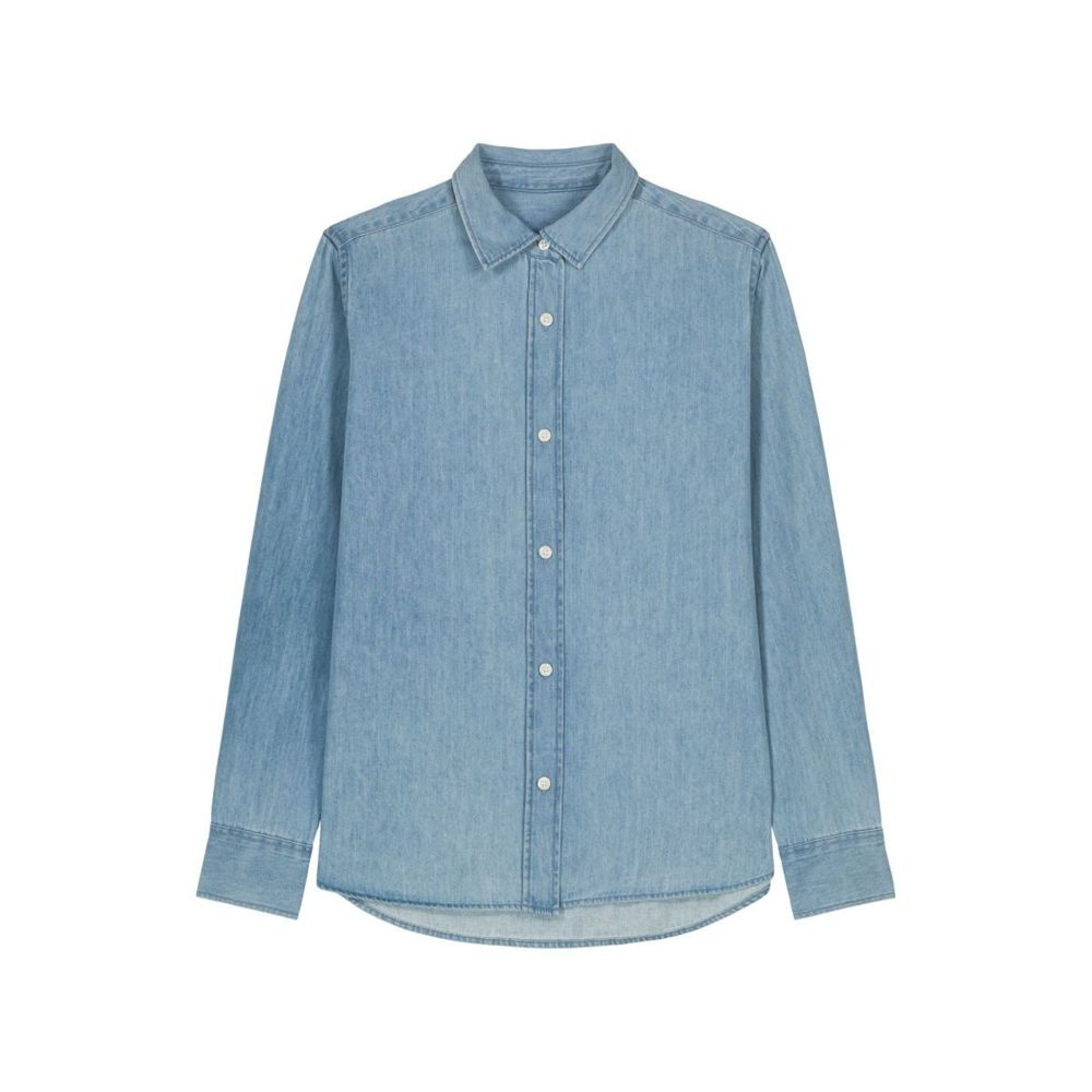 Stanley/Stella Stella Denim Shirt marškiniai moterims, 235 g/m² – šviesiai mėlynas džinsas, XS (1)