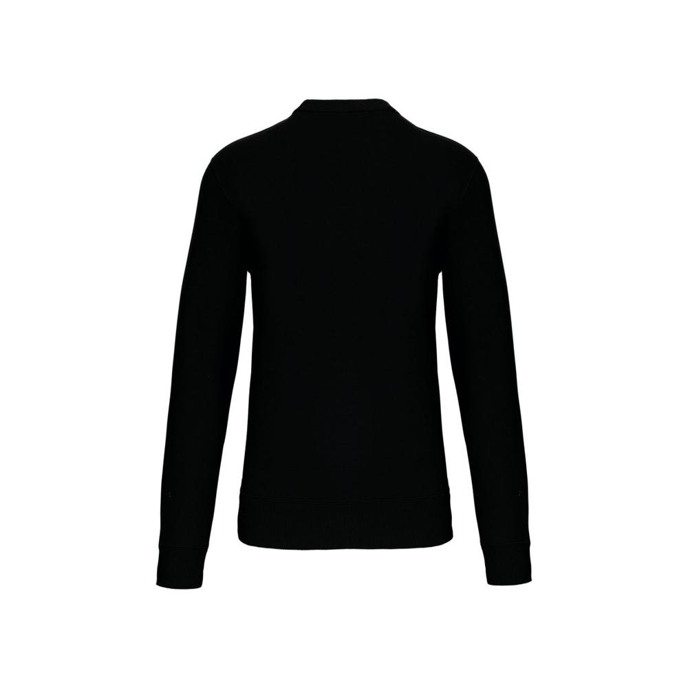 Kariban K442 džemperis su apvalia iškirpte, 360 g/m² - juoda, XS (1)