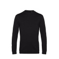 B&C WU01W džemperis su apvalia iškirpte, juoda (Urban Black)