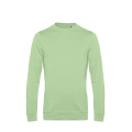 B&C WU01W džemperis su apvalia iškirpte, žalia (Light Jade)