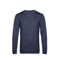 B&C WU01W džemperis su apvalia iškirpte, tamsiai mėlynas melanžas (Heather Navy)